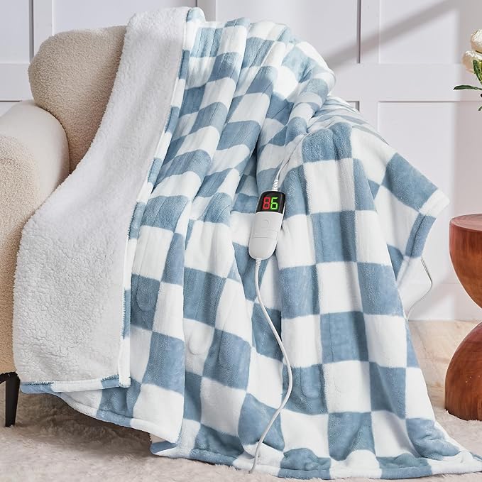 Heated Electric Blanket Twin Size, 62X84 Heating Blanket by OCTROT