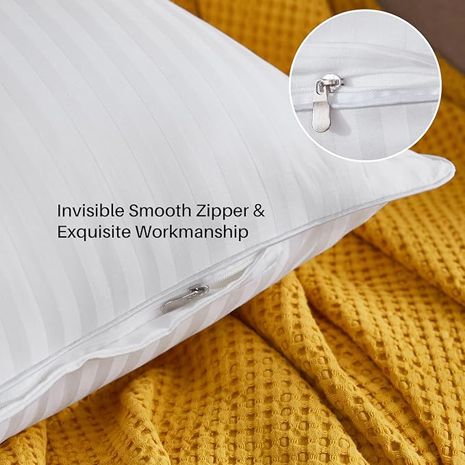 Oubonun 20 x 20 Throw Pillow Inserts, Firm and Fluffy Decorative Square Pillows - Image 5