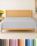 Cal King Size Flat Sheet by CGKUnlimited
