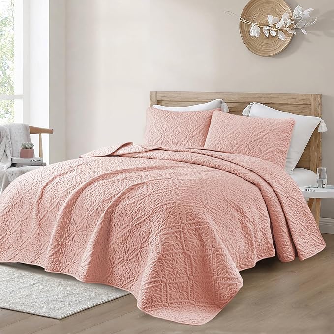 Exclusivo Mezcla Twin Quilt Bedding Set, Lightweight Soft Bedspreads Coverlets - Image 2