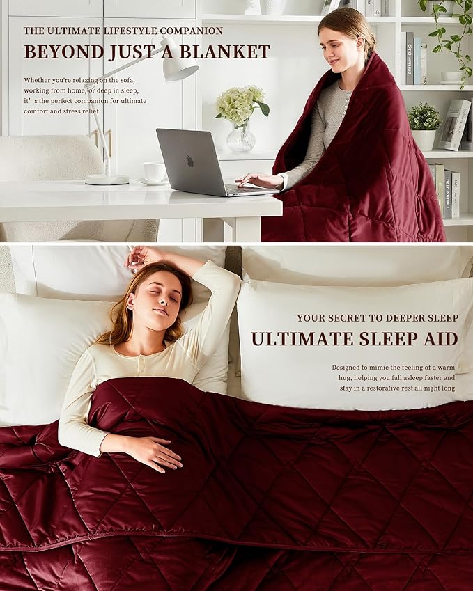 L'AGRATY Queen Size Weighted Blanket - Image 5