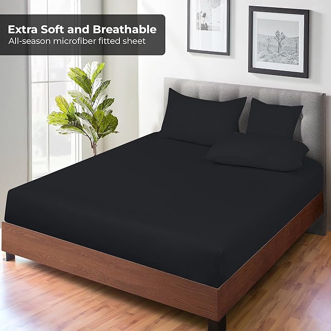 Royale Linens Fitted Sheet California King - Image 4