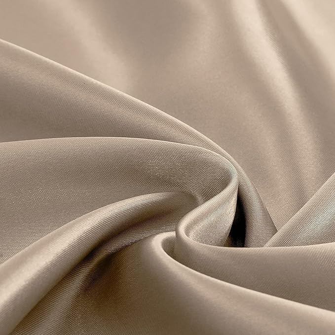Homiest Taupe Satin Flat Sheet - Image 3