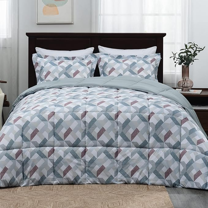 Beyond Basic Geometry Twin Comforter Set - Image 3