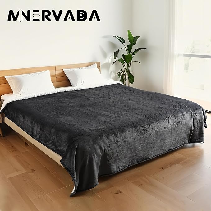 Heated Blanket Electric Blanket Queen Size 84''x90'' - Image 2