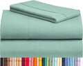 LuxClub 3 PC Sheet Bed Sheets Deep Pockets 18" Eco Friendly Wrinkle by LuxClub