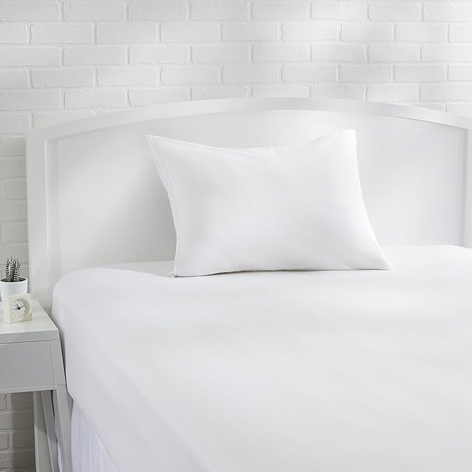 Amazon Basics Standard Breathable 100% Cotton Hypoallergenic Pillow Protector - Image 7