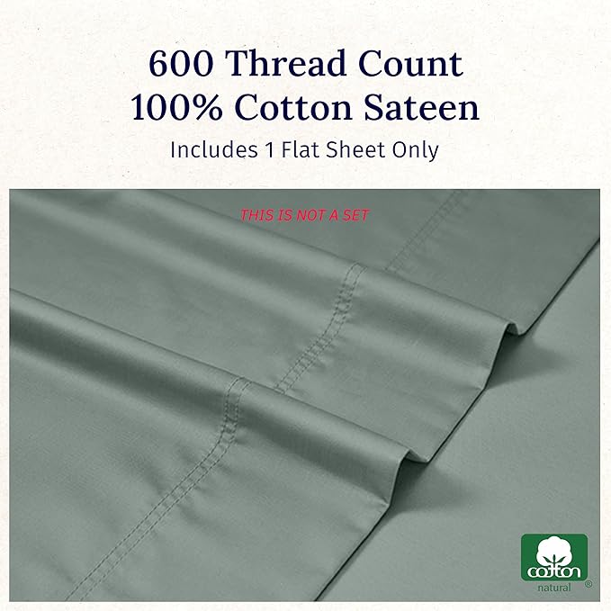 100% Cotton Flat Sheet - Image 5