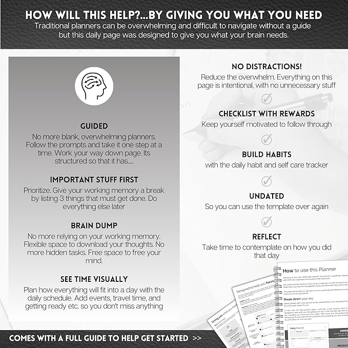 ADHD Daily Planner for Neurodivergent Adults - Image 7