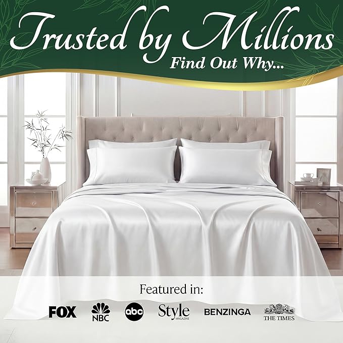 DECOLURE 100% Viscose Derived from Bamboo Sheets Full Size - Image 5