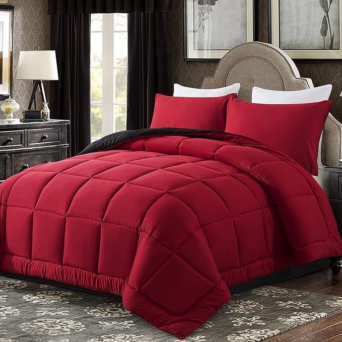 DOWNCOOL Queen Comforter Set -All Season Bedding Comforters Sets - Image 2