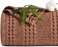 PHF Cooling Waffle Blanket King Size, Lightweight 60% Rayon from Bamboo & 40% by PHF