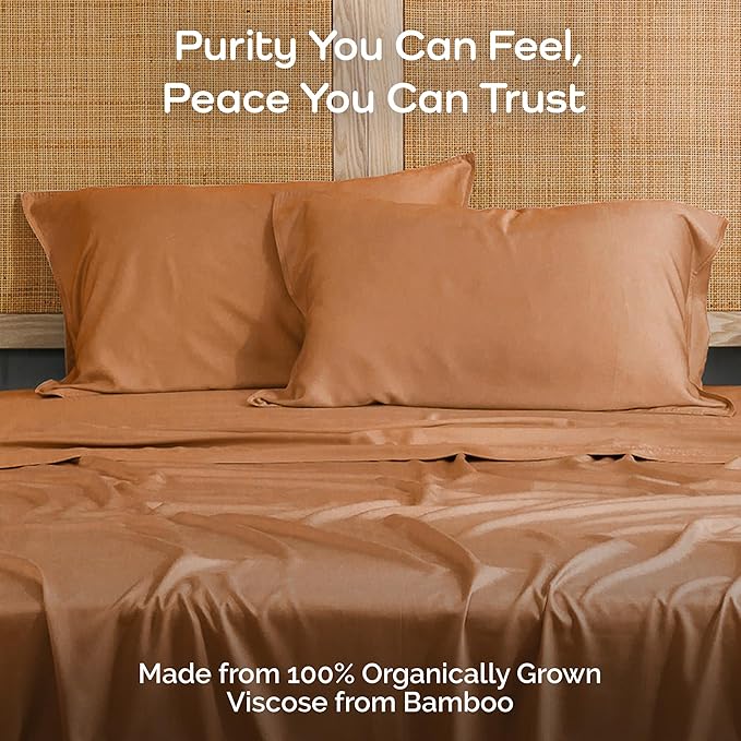 Pillow Cases King Size Set of 2 Pillowcases 100% Viscose from Bamboo Cooling - Image 2