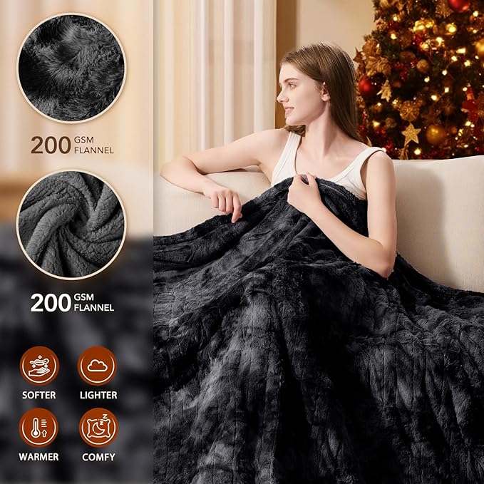 Homemate Electric Heated Blanket Queen Size - Image 2