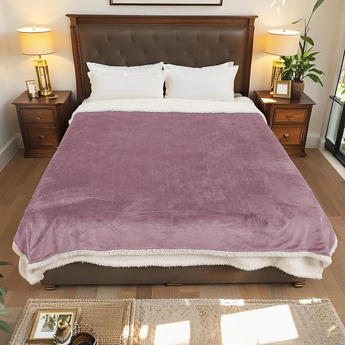 LaffyLo Heated Throw Blanket 50 x 60, Fast Heating Electric Blanket, Dual-Sided - Image 2