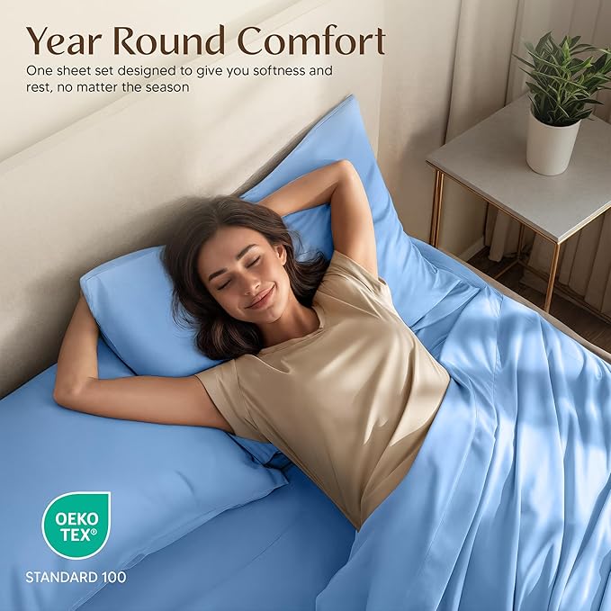 Utopia Bedding Queen Size Sheet Set – 4 Piece Bed Sheets, Soft and Breathable - Image 5