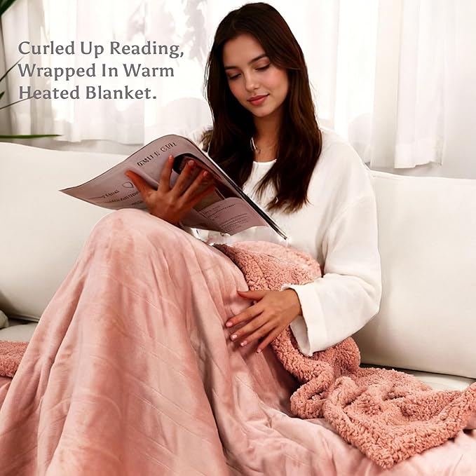 Electric Heated Blanket Full Size 72" x 84" - Image 2