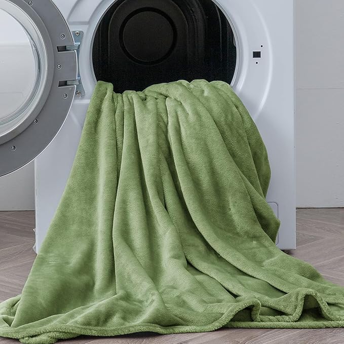 BEDELITE Flannel Sheets Full Size Green - Image 8