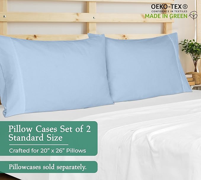 Royale Linens Standard Pillowcase Set of 2 - Image 2