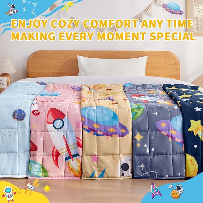 anfie Weighted Blanket Kids Weighted Blanket Cooling Blanket - Image 2