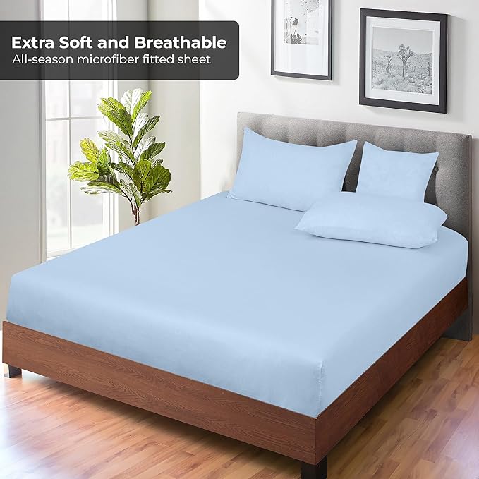 Royale Linens Fitted Sheet California King - Image 4