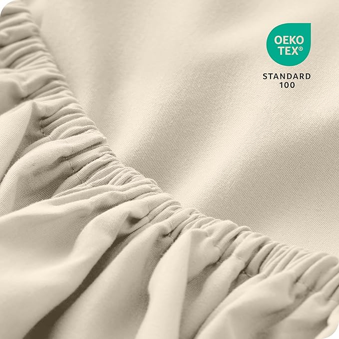 Bare Home 2-Pack Fitted Bottom Sheets Queen - Image 5