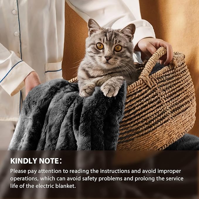 Homemate Electric Heated Blanket Queen Size - Image 6