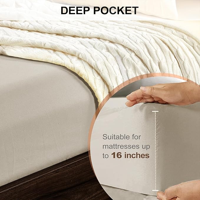 FreshCulture Queen Fitted Sheet - Image 4