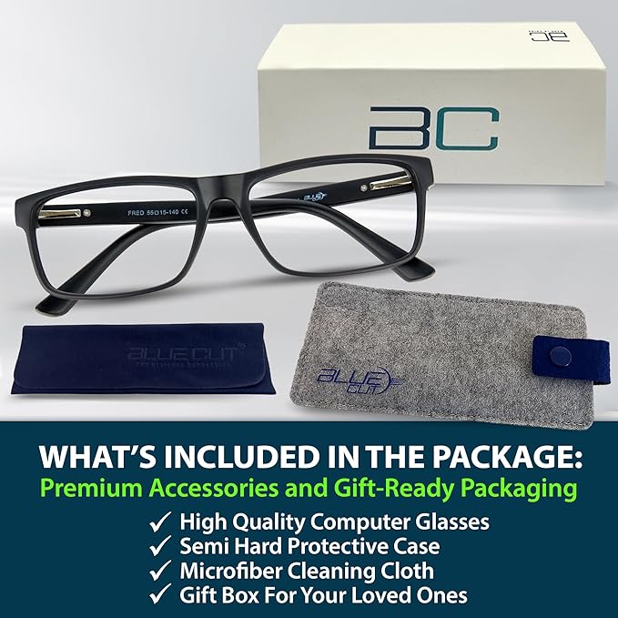 Blue Light Blocking Glasses For Men/Women Anti-Fatigue Computer Monitor Gaming - Image 6