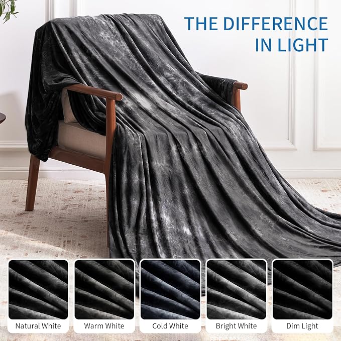 Guohaoi Cooling Blanket for Hot Sleepers and Night Sweats, Decortive Tie Dye - Image 5