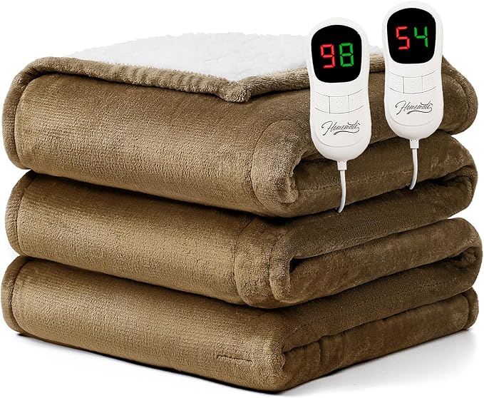 Homemate Electric Heated Blanket Queen Size by Homemate