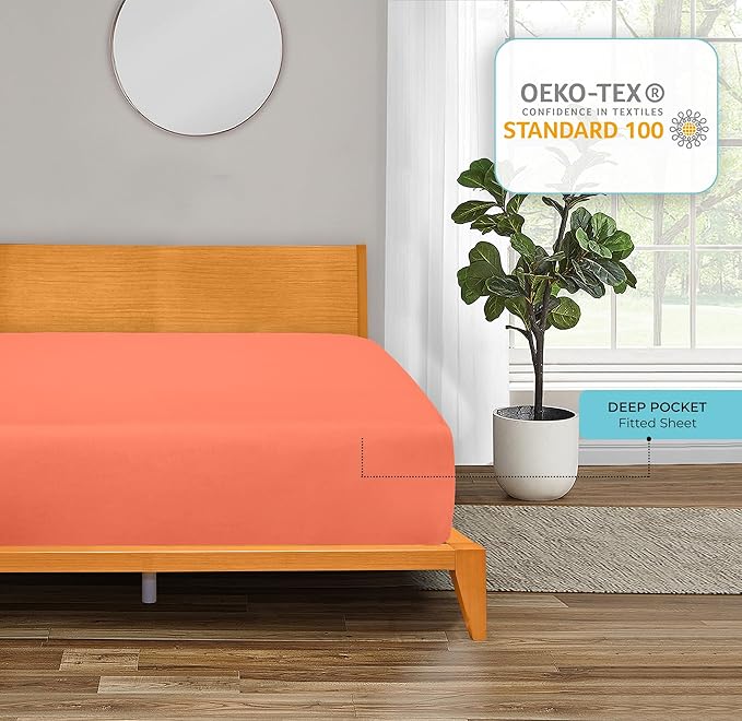 Royale Linens Fitted Sheet Full - Image 7