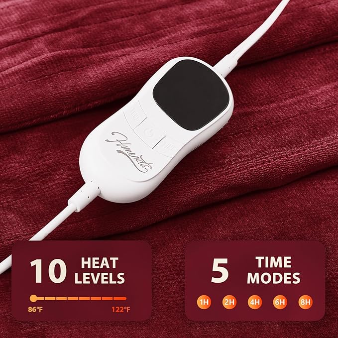 Homemate Electric Heated Blanket Twin Size - Image 4