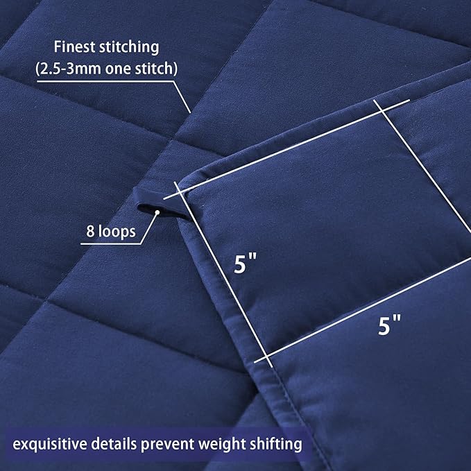 yescool Weighted Blanket for Adults Cooling Heavy Blanket for Sleeping Perfect - Image 6