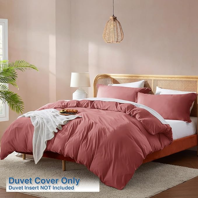Nestl Pink Clay Duvet Cover Full Size - Image 2