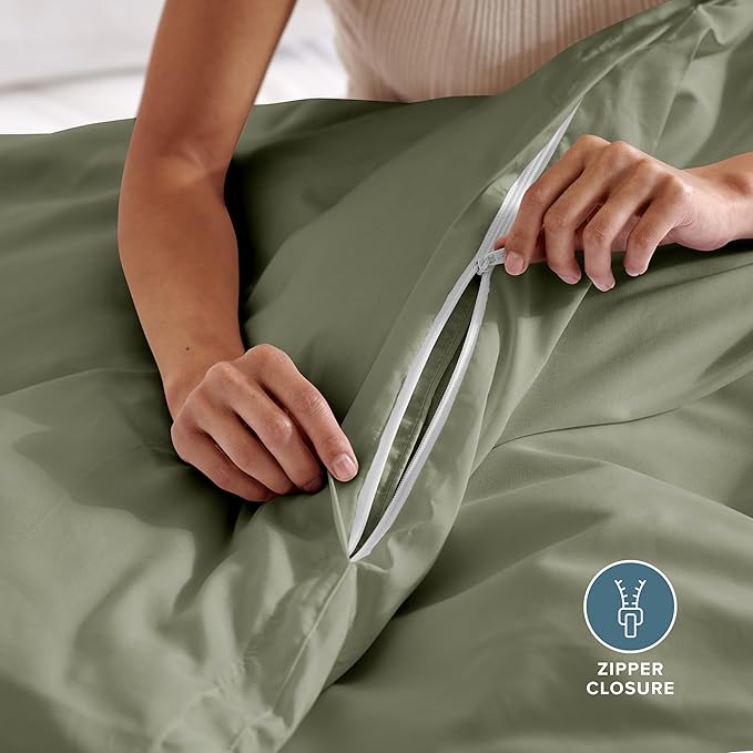 Bare Home Bedding Duvet Cover California King Size - Image 6