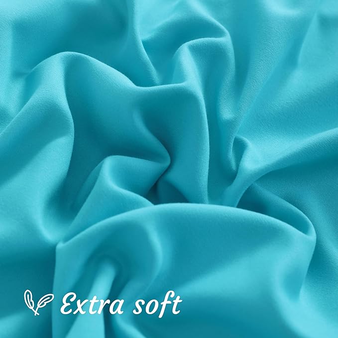 NTBAY Body Pillow Cases Set of 2, 2 Pack Brushed Microfiber 20x54 Pillow Cases - Image 6
