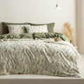 BOLINLIVING Floral Duvet Cover Twin Size, Breathable Soft Microfiber Bedding Set by BOLINLIVING
