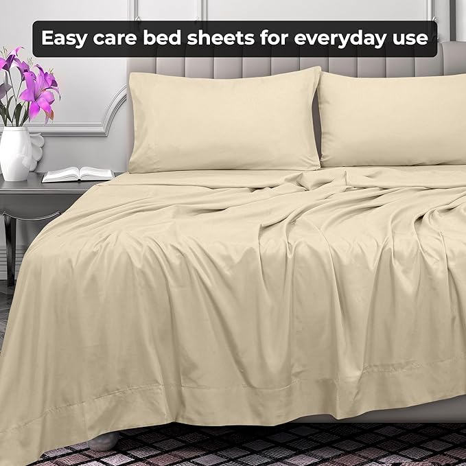 Royale Linens Queen Flat Sheet - Image 6