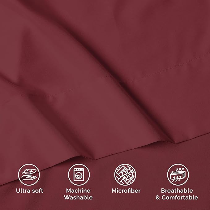 Luxury Flat Sheet on Amazon Elegant Comfort Wrinkle-Free 1500 Premier Hotel - Image 8