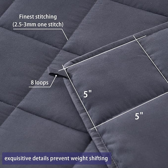 25 lbs weighted blanket Queen Size - Image 4