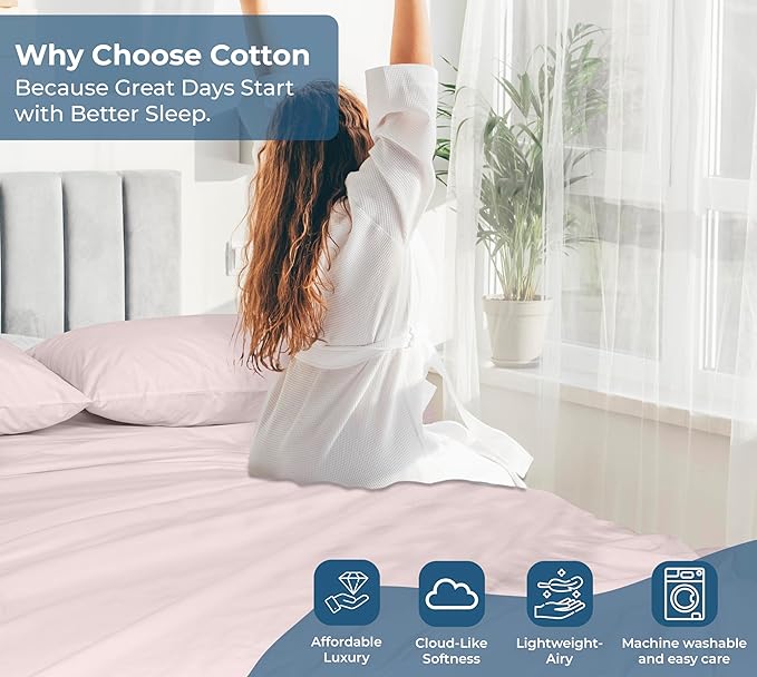 Royale Linens 100% Organic Cotton King Flat Sheet Only - Image 7