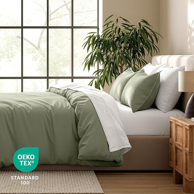 Bare Home Bedding Duvet Cover Queen Size - Image 5