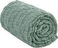 Knitted Weighted Blanket for Adult, No Beads Heavy Blanket 48” x 72'' 10lbs by Unknown