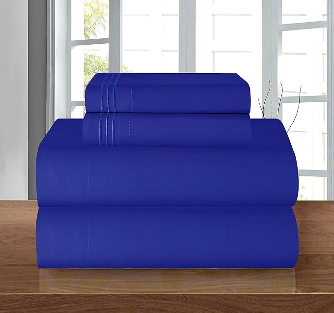 Elegant Comfort Luxury 1500 Premium Hotel Quality Microfiber 4-Piece Sheet Set - Image 2