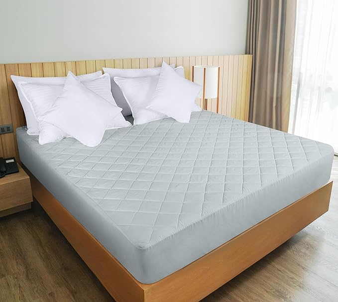 Utopia Bedding Quilted Fitted Mattress Pad, Full Size, Elastic Fitted Mattress - Image 6