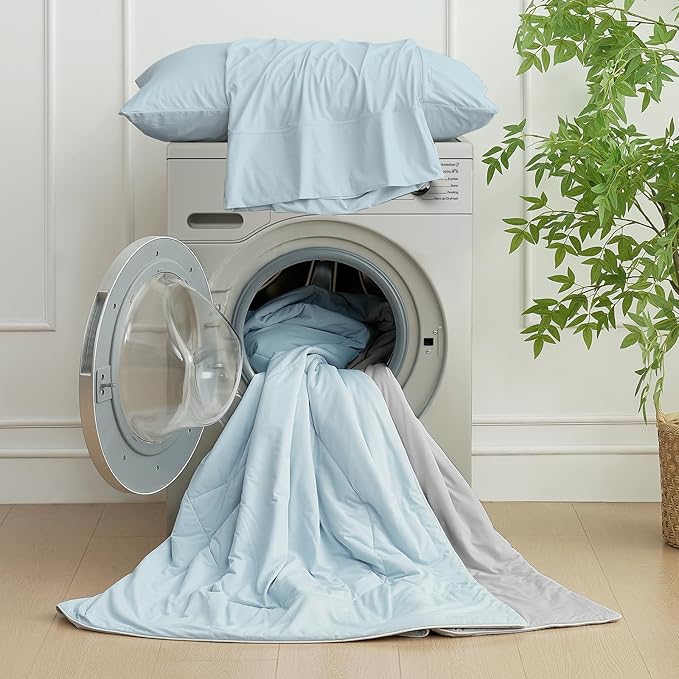 Cozy Bliss Cooling Comforter Queen Size, Cooling Blankets - Image 5