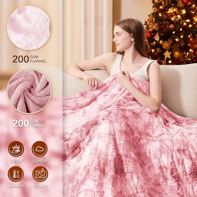 Homemate Electric Heated Blanket Twin Size - Image 2