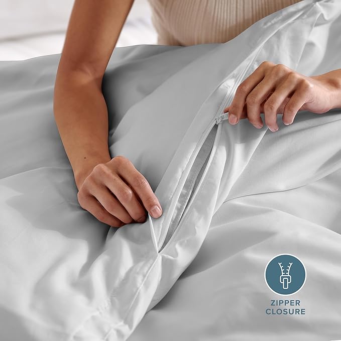 Bare Home Bedding Duvet Cover Queen Size - Image 6