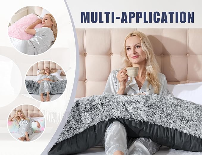 WSOFRLAC Large Memory Foam Body Pillow - Image 7